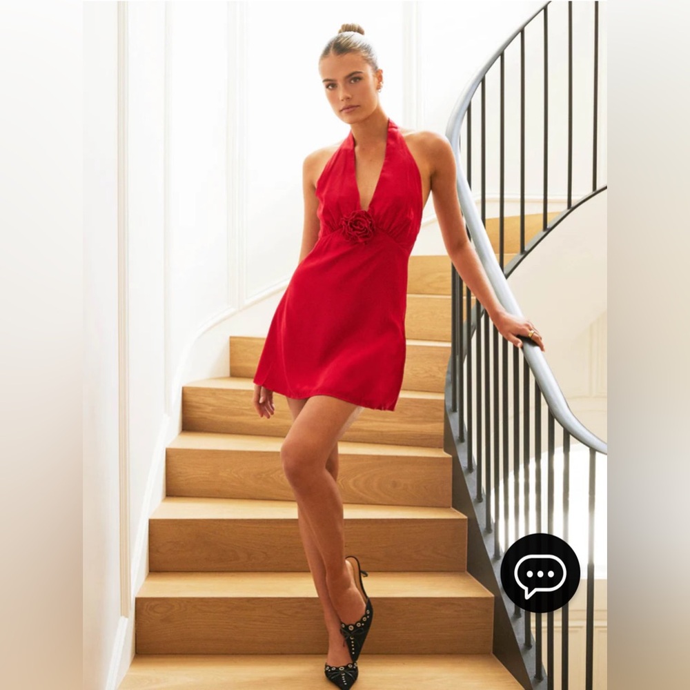 Peppermayo Exclusive - Rich Love Mini Dress - Red